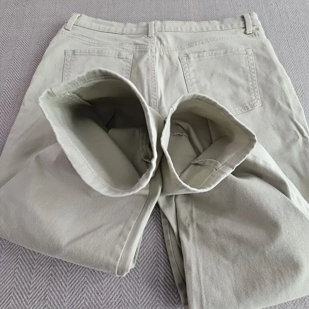 Gloria Vanderbilt Jeans Women's Size 16 Light Wash Olive Amanda Straight Stretch